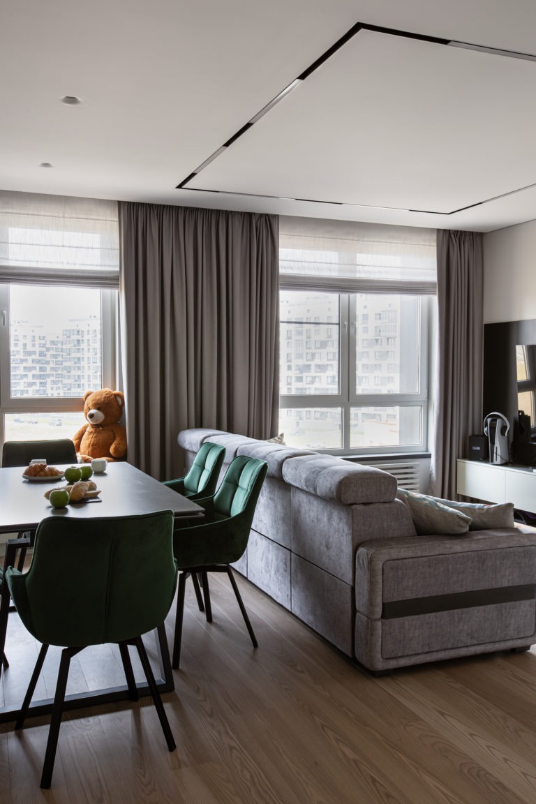 Ремонт и дизайн: квартира в ЖК «Легенда Героев», 108 м² — фото 39