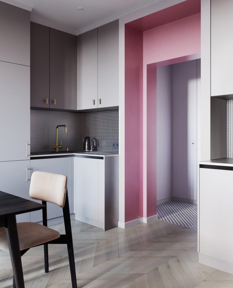 Дизайн интерьера: квартира в ЖК «Георг Ландрин», 109 м² — фото 14