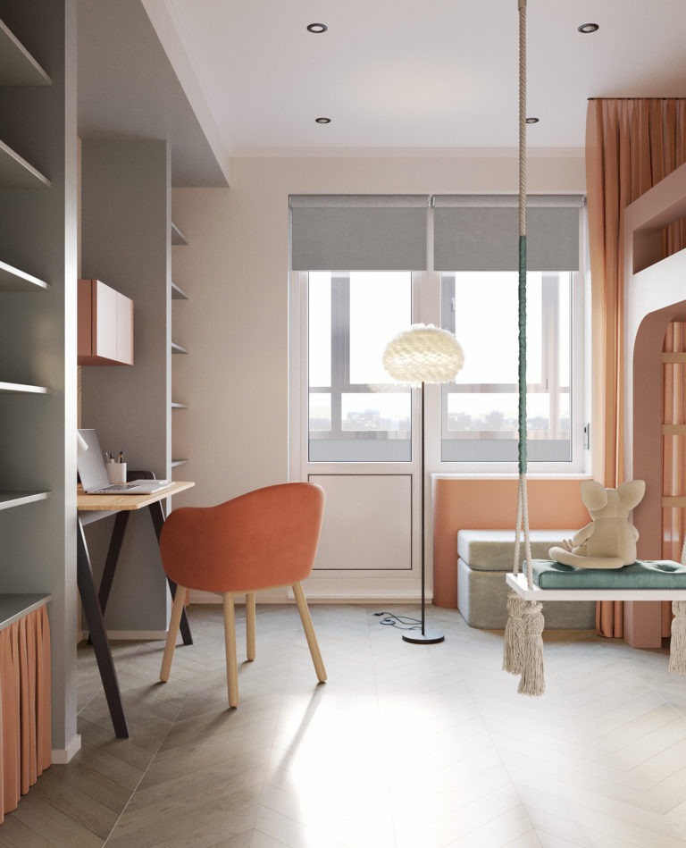 Дизайн интерьера: квартира в ЖК «Георг Ландрин», 109 м² — фото 23