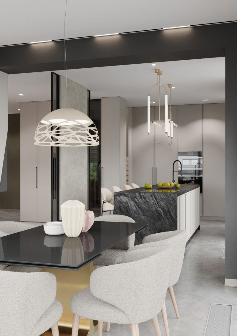 Дизайн интерьера: дом рядом с Охта-Парком, 280 м² — фото 10
