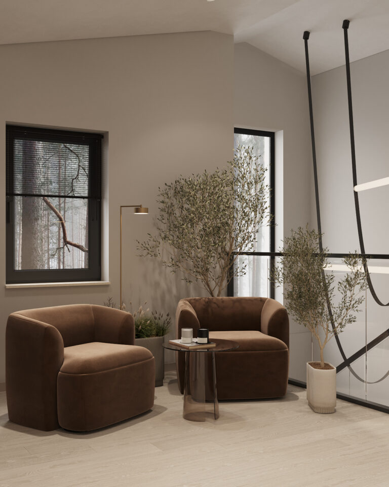 Дизайн интерьера: дом рядом с Охта-Парком, 280 м² — фото 32