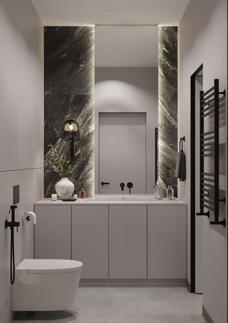 Дизайн интерьера: дом рядом с Охта-Парком, 280 м² — фото 27