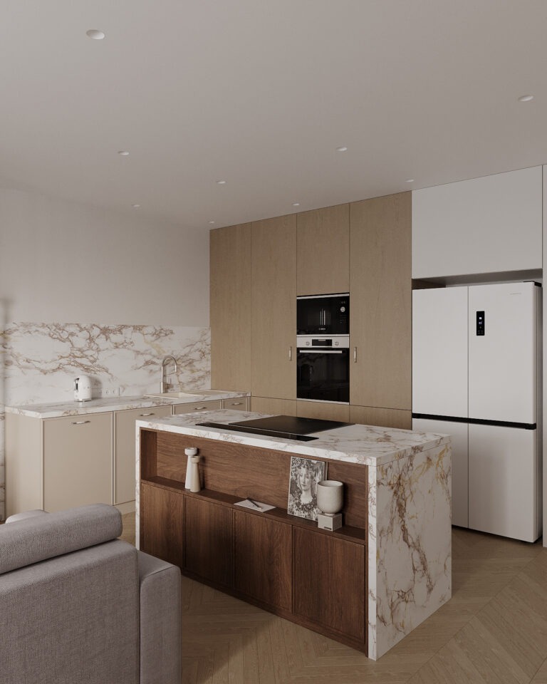 Дизайн интерьера: квартира в ЖК «Черная Речка», 120 м² — фото 5