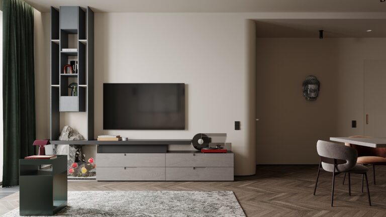 Дизайн интерьера: квартира в ЖК Grand View, 150 м² — фото 24