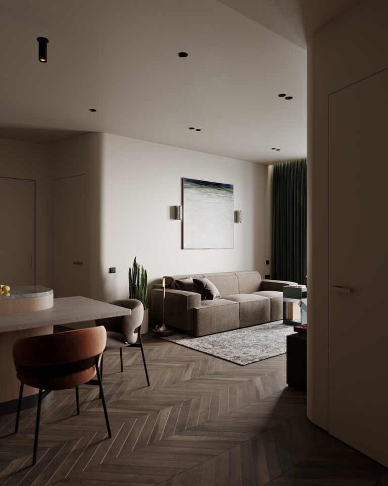 Дизайн интерьера: квартира в ЖК Grand View, 150 м² — фото 12