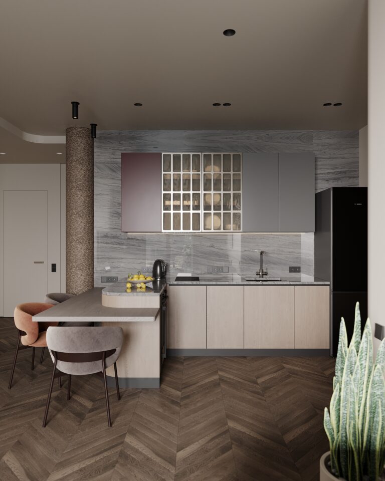 Дизайн интерьера: квартира в ЖК Grand View, 150 м² — фото 17
